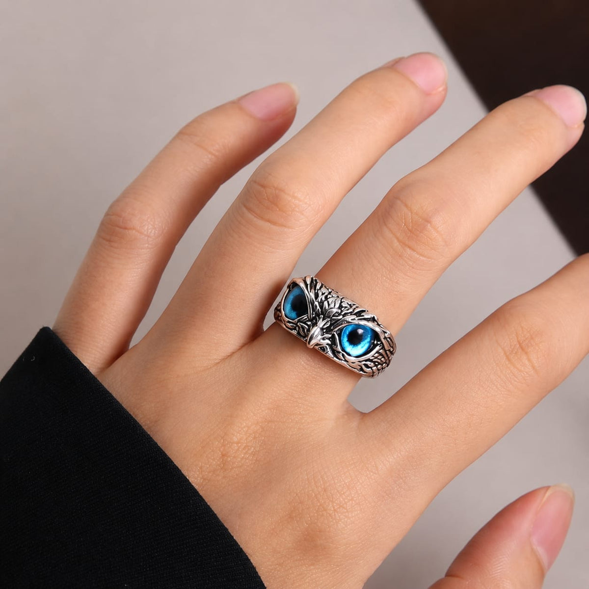 Owl Eye Statement Ring