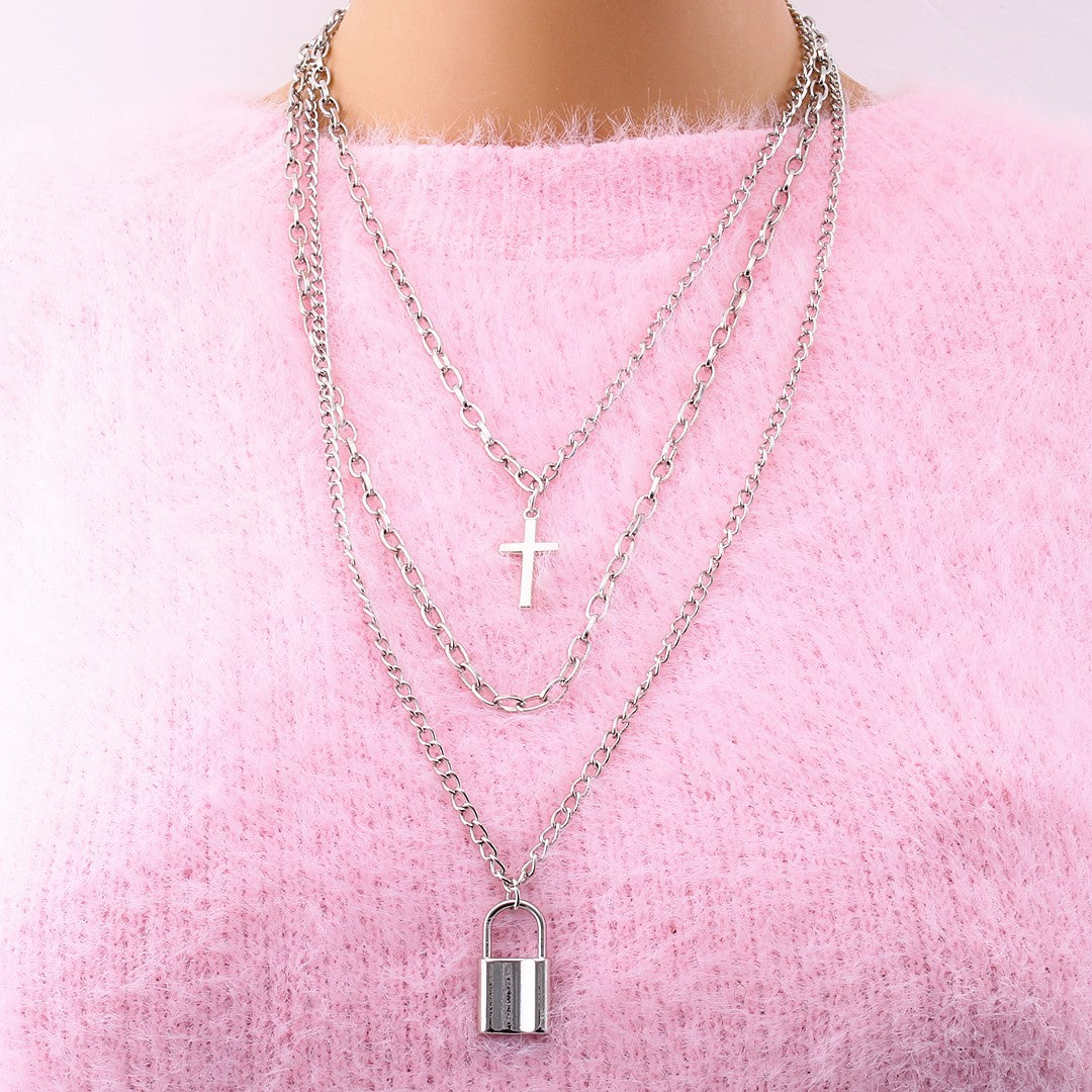 3 layer necklace for women