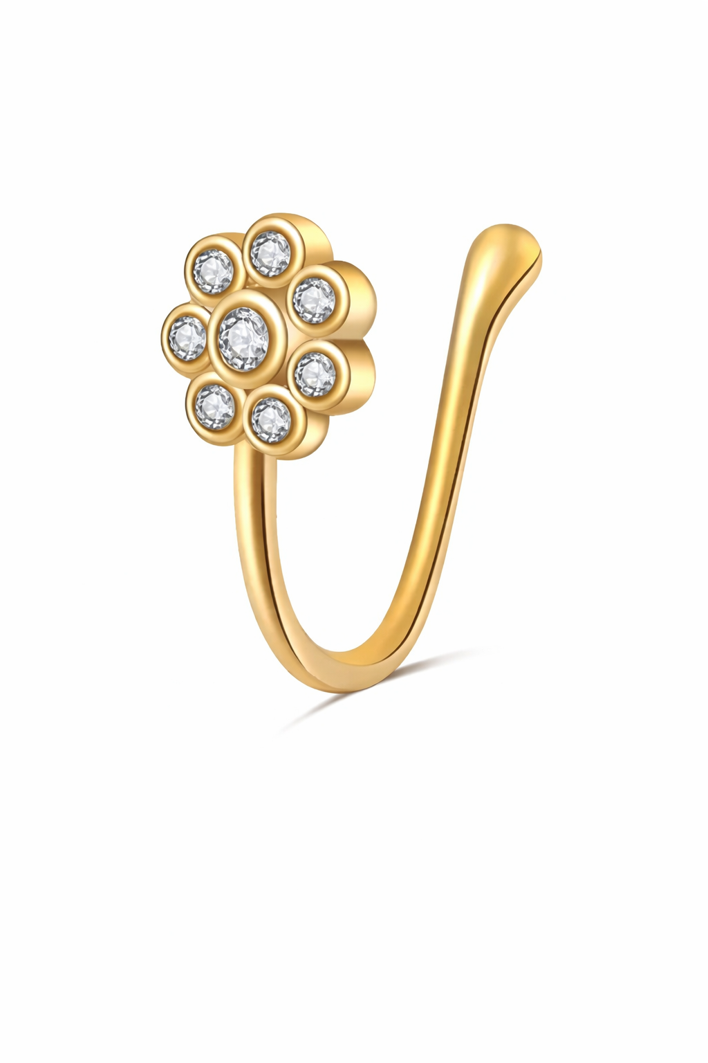 Floral nose pin