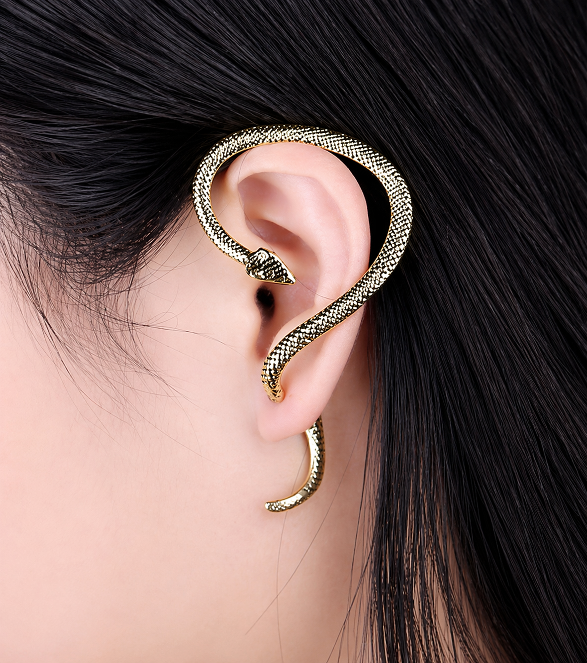 Snake Wrap Ear Cuff – Bold & Edgy Statement