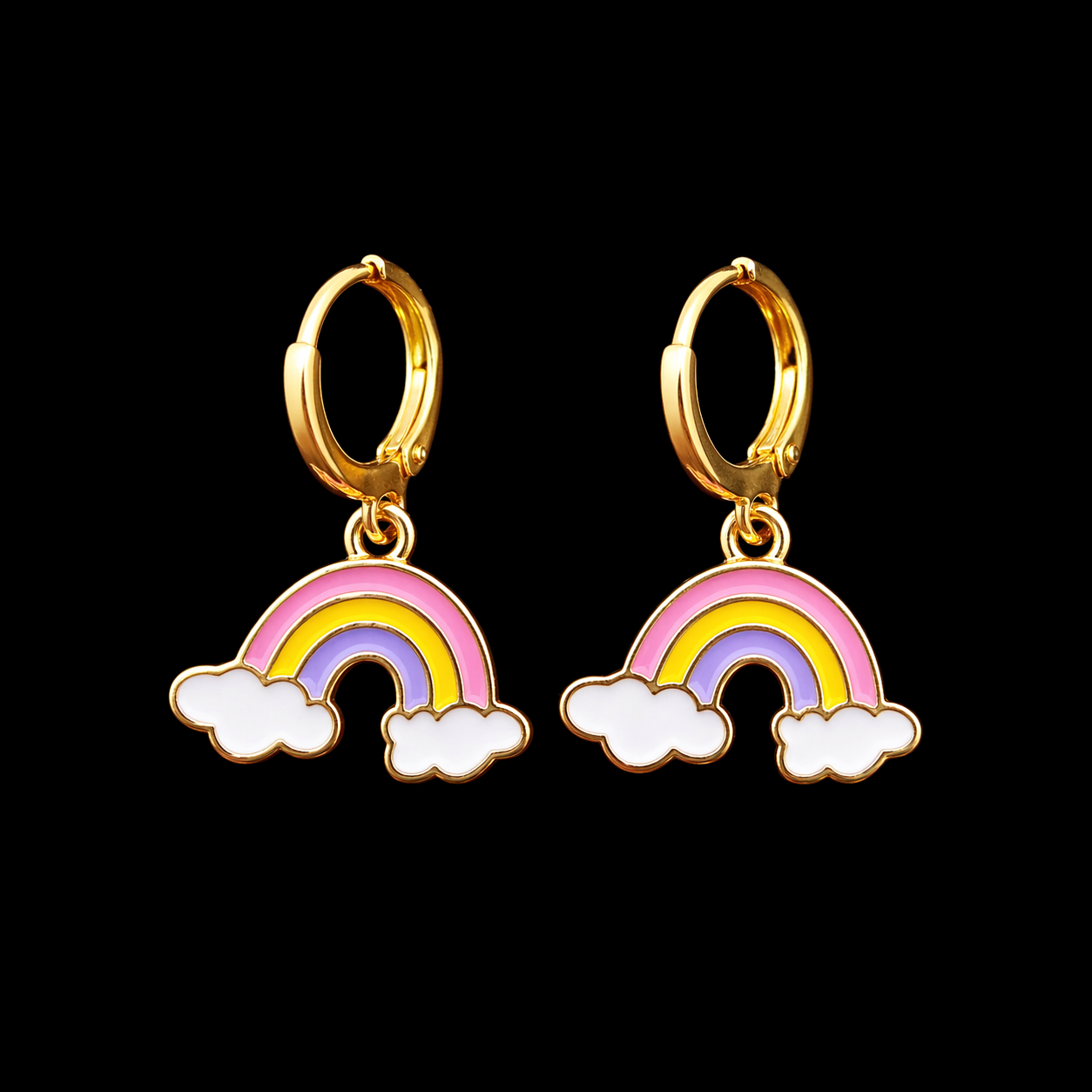 π Rainbow Drop Earrings β Bright & Cheerful