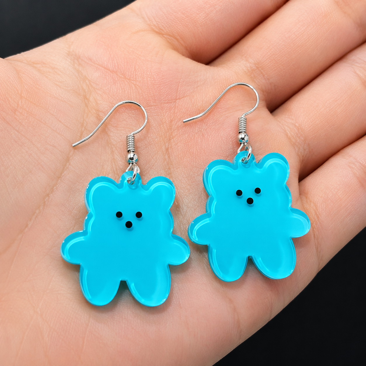 Cute Gummy Bear Earrings – Fun & Trendy