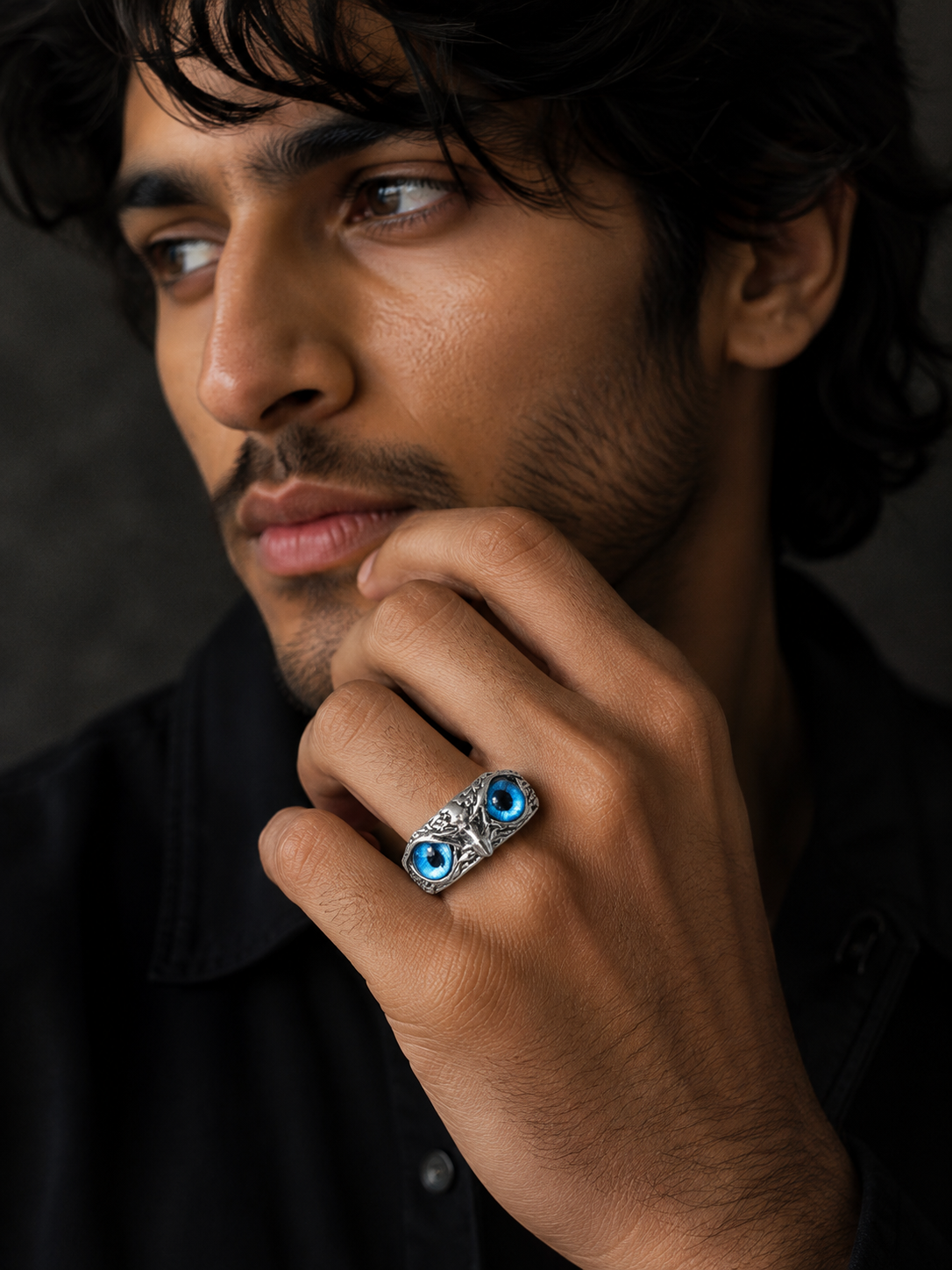 Owl Eye Statement Ring