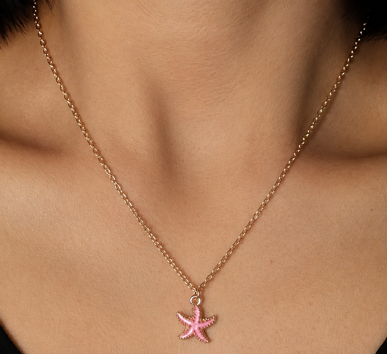 Coastal Charm Starfish Pendant Necklace