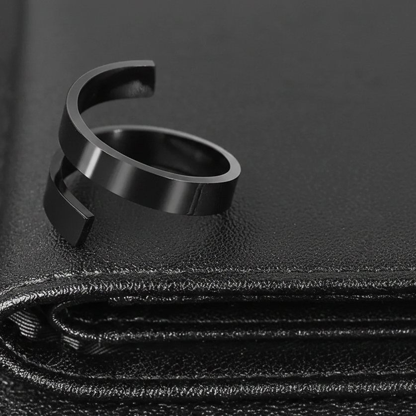 Dual Band Open Ring 🖤