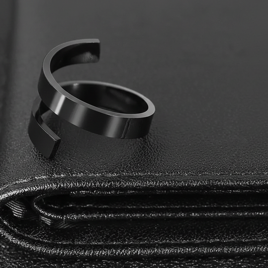 Dual Band Open Ring 🖤