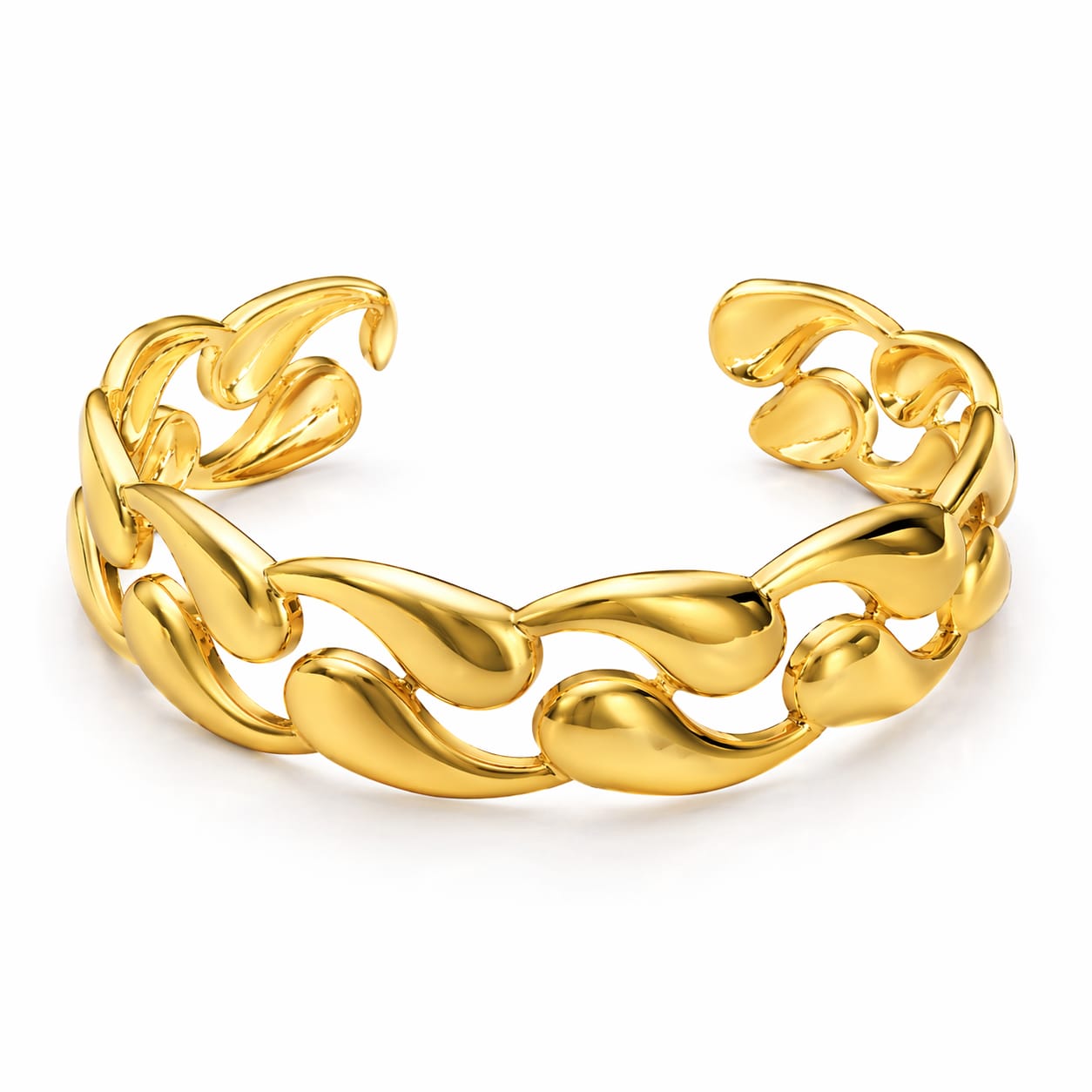 Gold Chunky Chain Link Bracelet – Elegant Statement Bracelet for Women