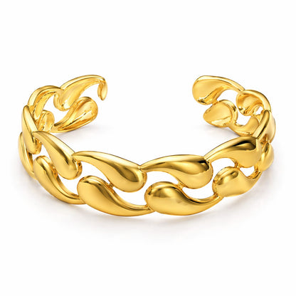 Gold Chunky Chain Link Bracelet – Elegant Statement Bracelet for Women