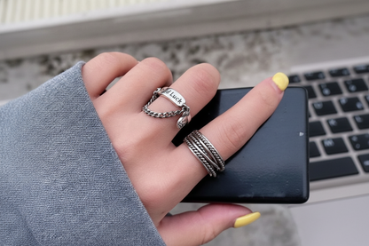 Good Luck Chain Ring Set 🍀