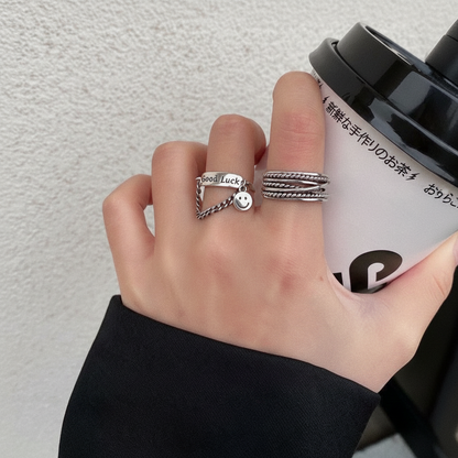 Good Luck Chain Ring Set 🍀