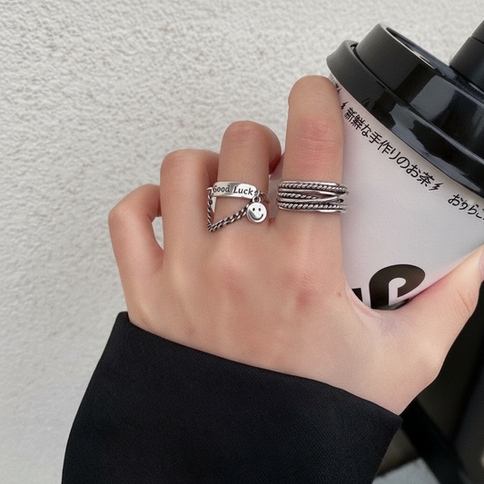 Good Luck Chain Ring Set 🍀