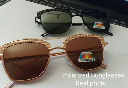 Polarized Designer Sunglasses – Premium Metal Frame | UV Protection