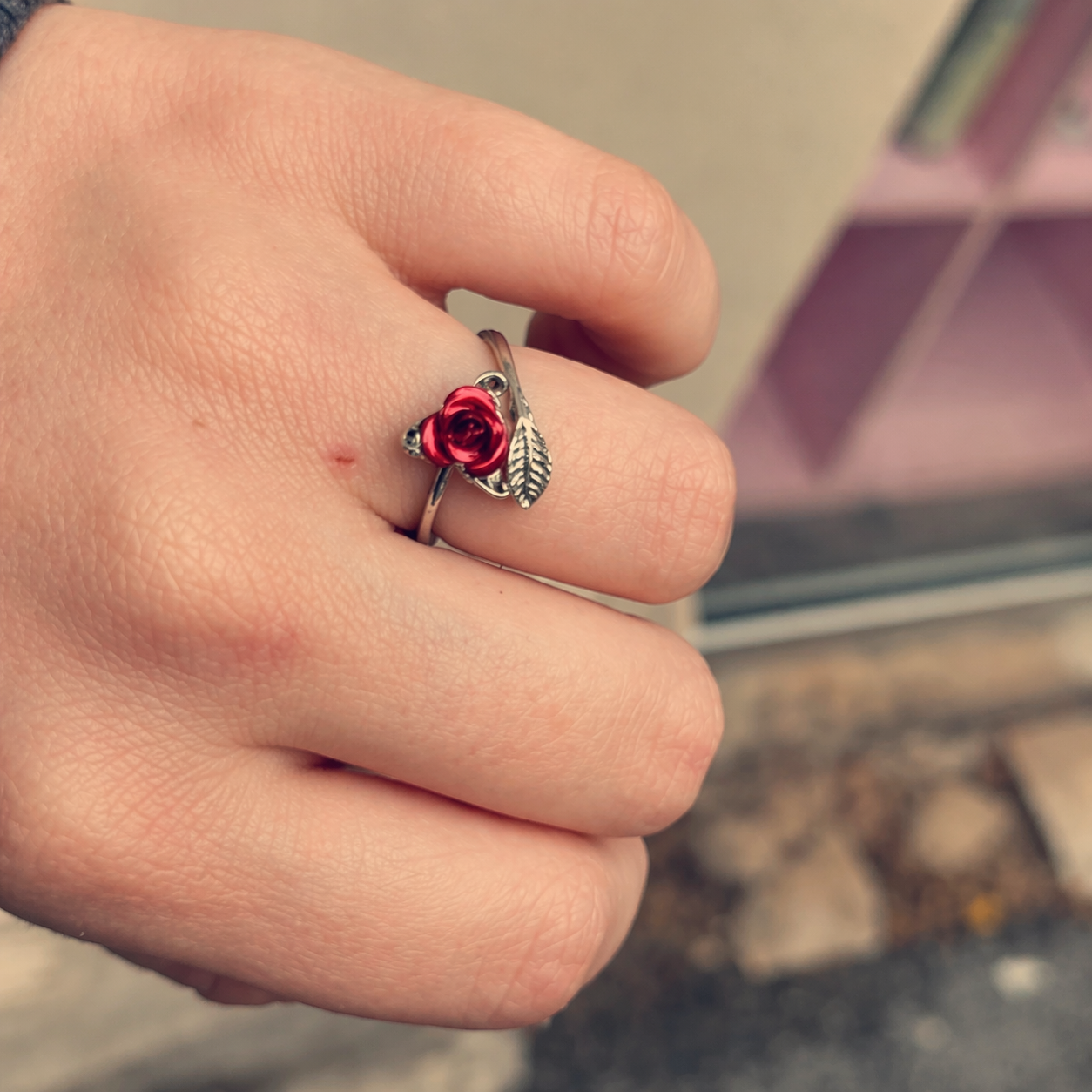 Rose Adjustable Ring