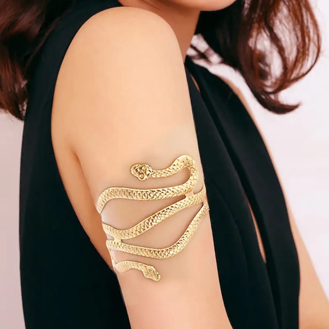 Luxury Serpent Wrap Arm Cuff