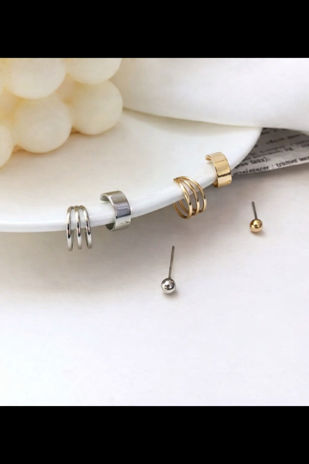 Minimal Multi-Layer Ear Cuff Set