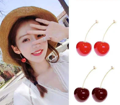 The Cerise Drop Earrings