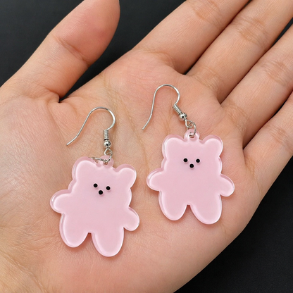 Cute Gummy Bear Earrings – Fun & Trendy