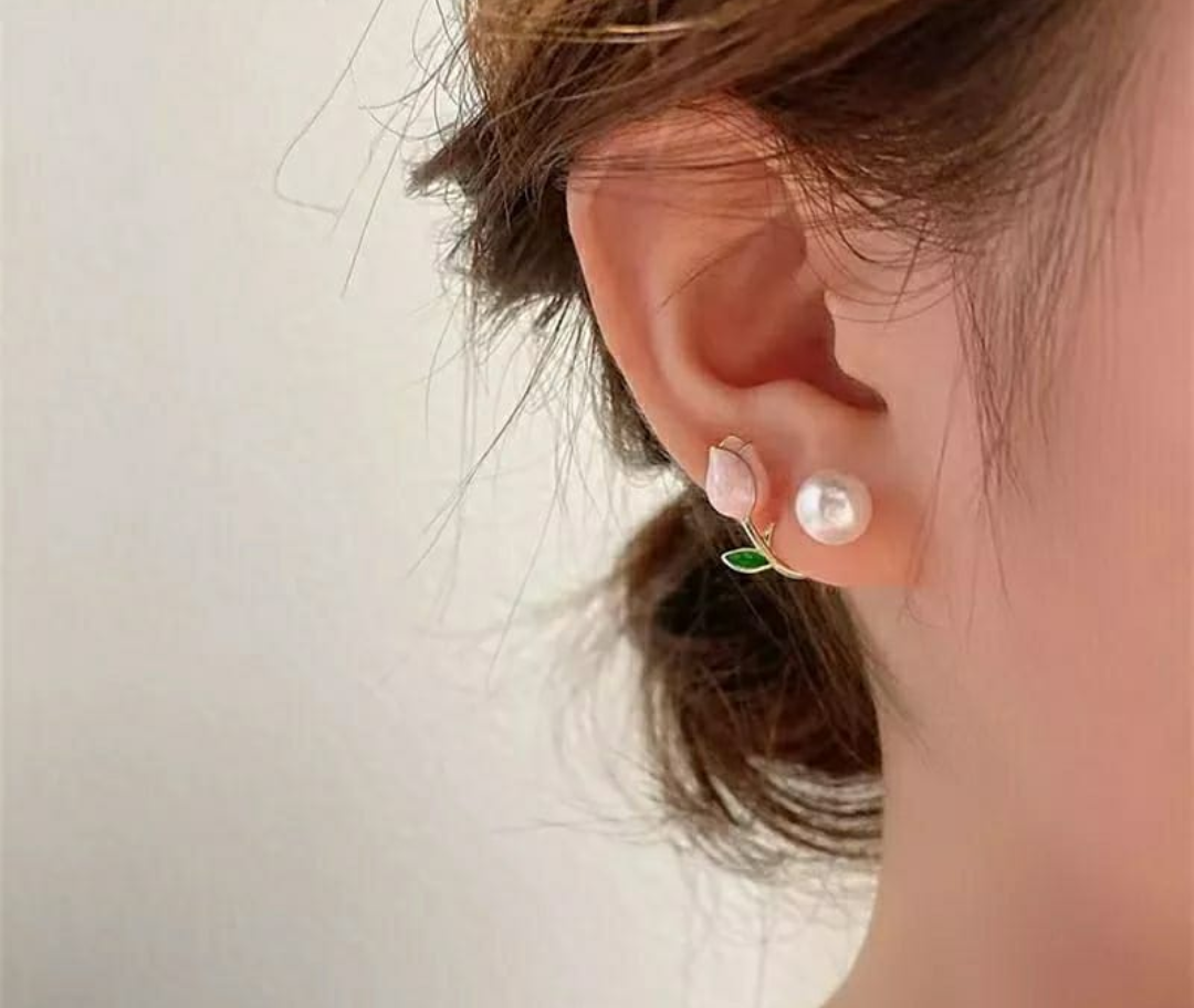 The Enchanted Tulip Stud Earring