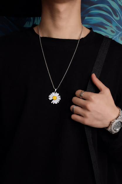 Colorful Daisy Pendant Necklaces – Fresh & Trendy Style