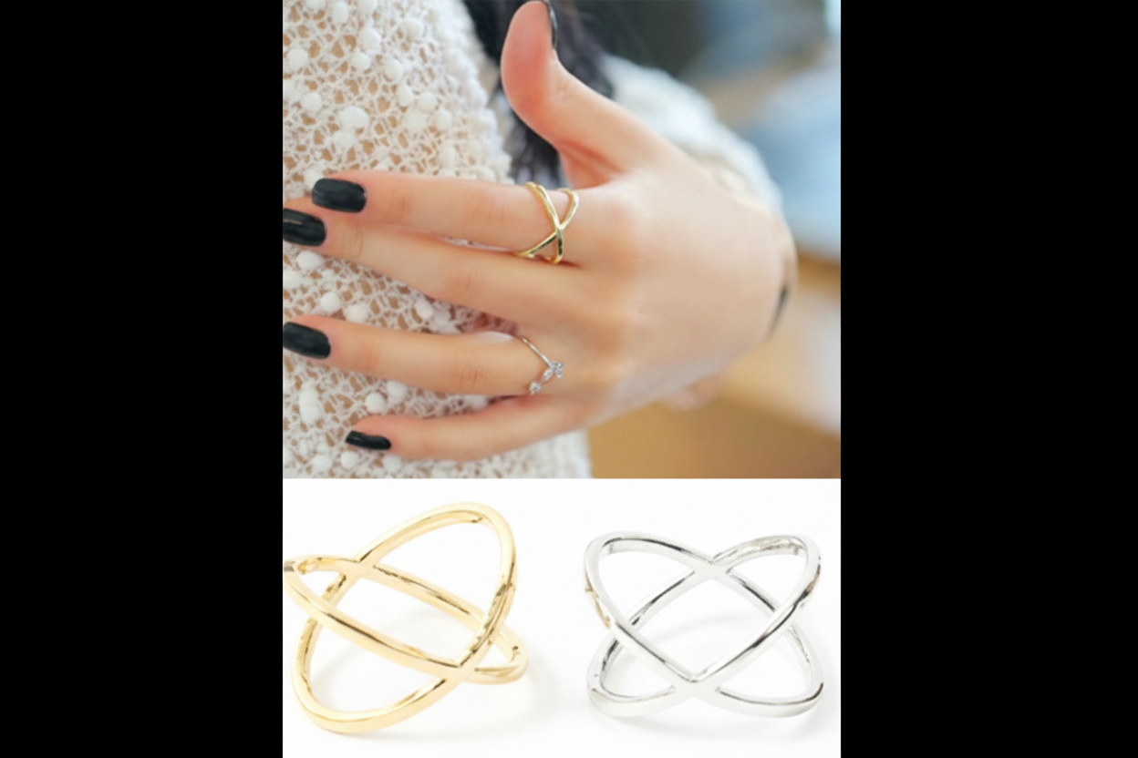 Minimal Cross-Line Adjustable Ring