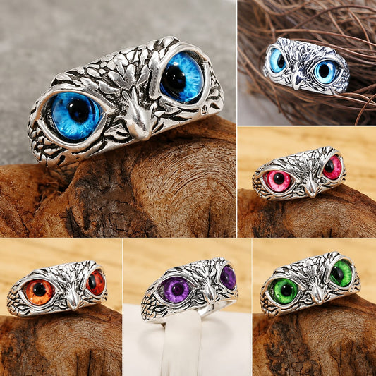 Owl Eye Statement Ring
