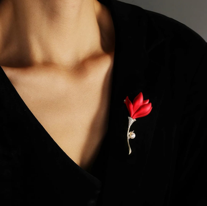 Elegant Red Tulip