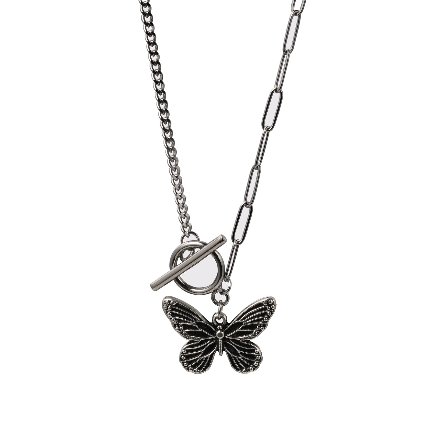 🦋 Butterfly Toggle Chain Necklace