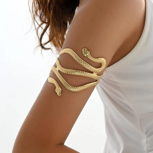 Luxury Serpent Wrap Arm Cuff