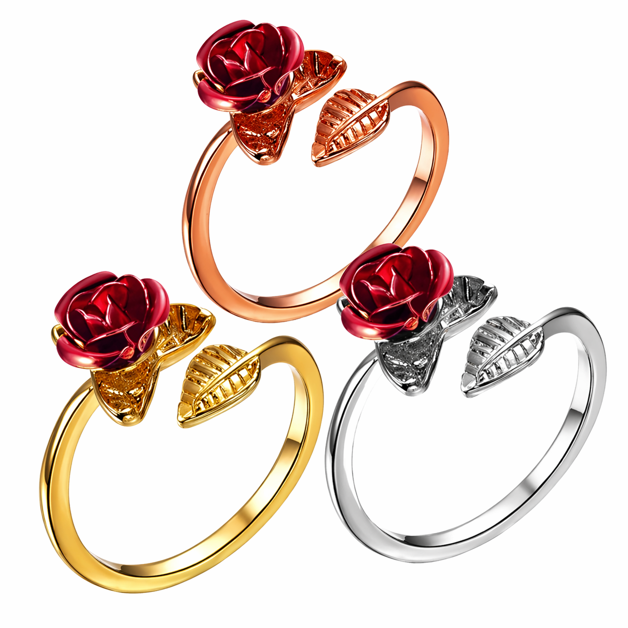 Rose Adjustable Ring