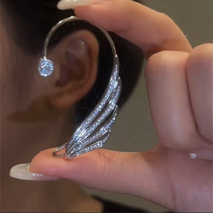 Crystal Wing Ear Cuff Earring