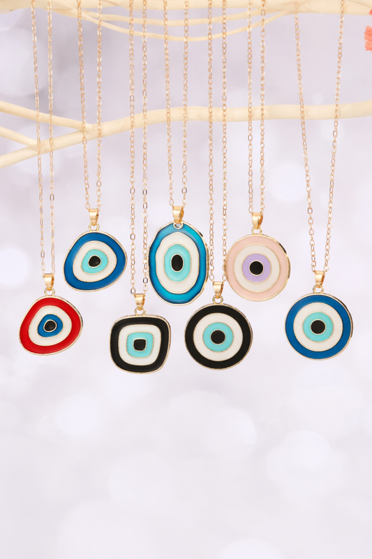Colorful Evil Eye Protection Pendant Necklace
