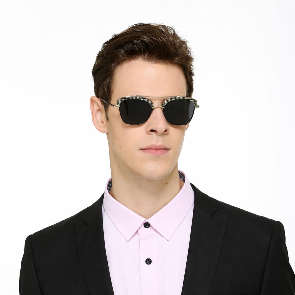Polarized Designer Sunglasses – Premium Metal Frame | UV Protection