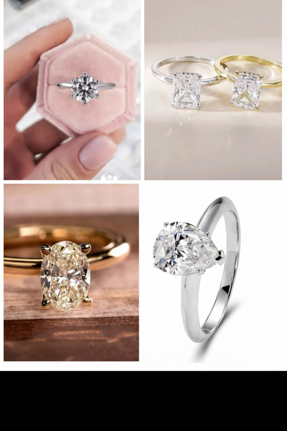 Luxury Solitaire Ring Set 💎✨