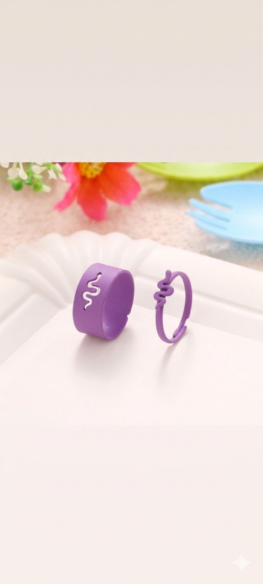 Serpentine Soulmate Ring Set