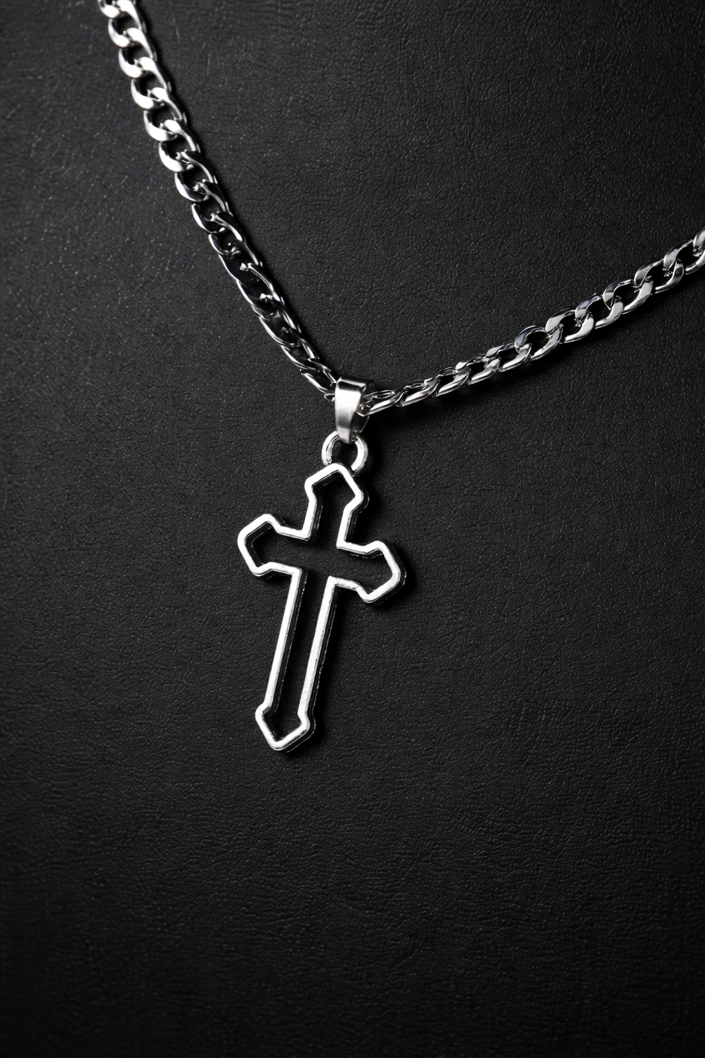 Classic Cross Pendant Chain Necklace