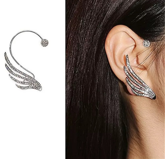 Crystal Wing Ear Cuff Earring