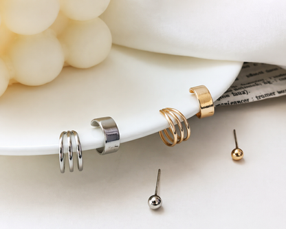 Minimal Ear Cuff Set – Sleek Everyday Style