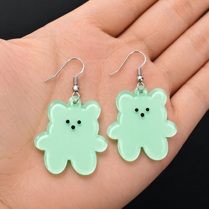 Cute Gummy Bear Earrings – Fun & Trendy