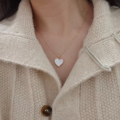 Elegant Heart Pendant Necklace