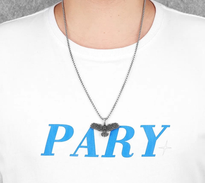 Vintage Eagle Statement Necklace