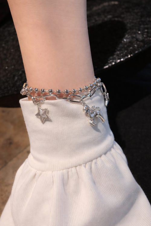 Stellar Layered Charm Bracelet