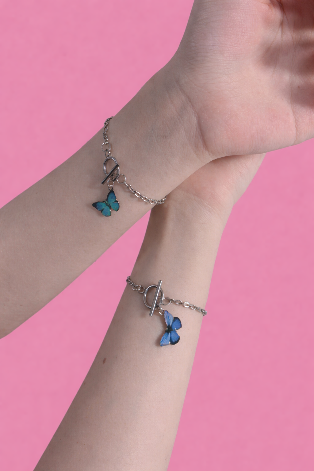 Morpho Dream Butterfly Toggle Bracelet