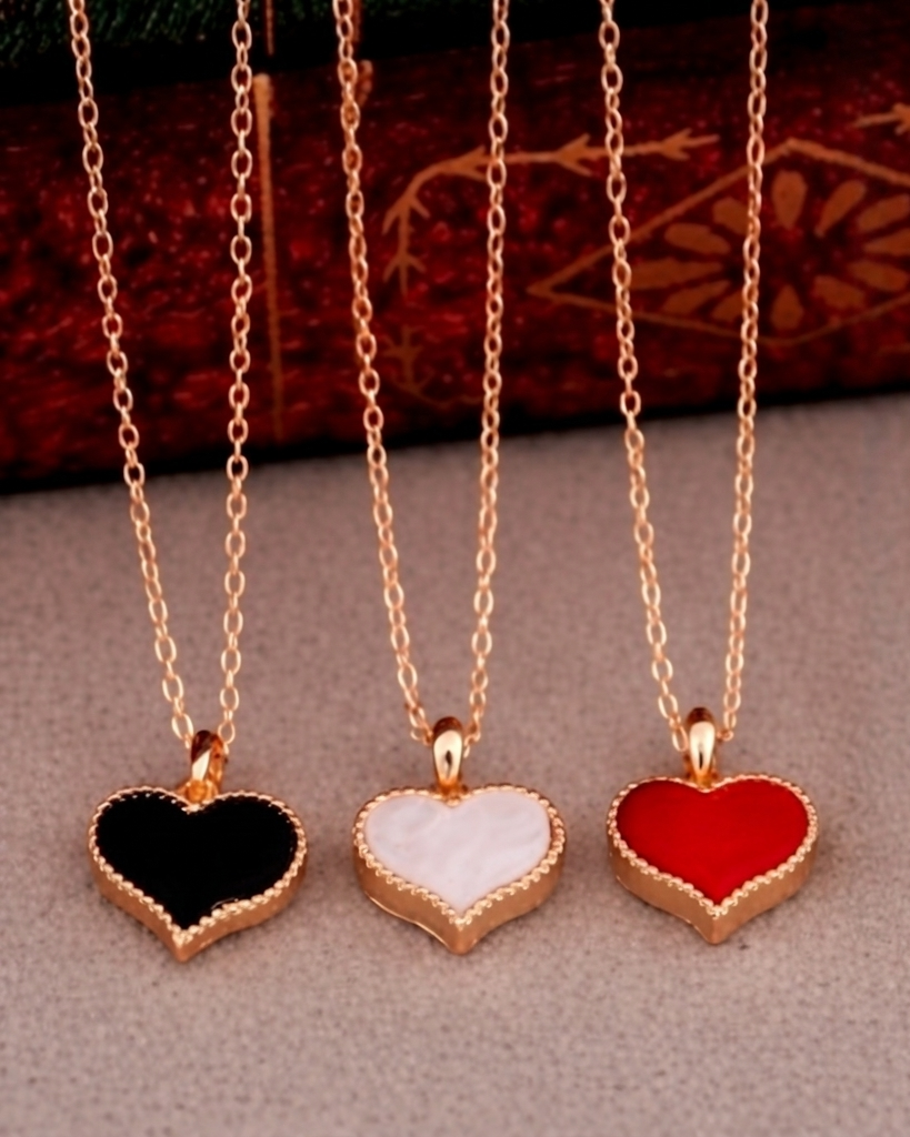 Elegant Heart Pendant Necklace