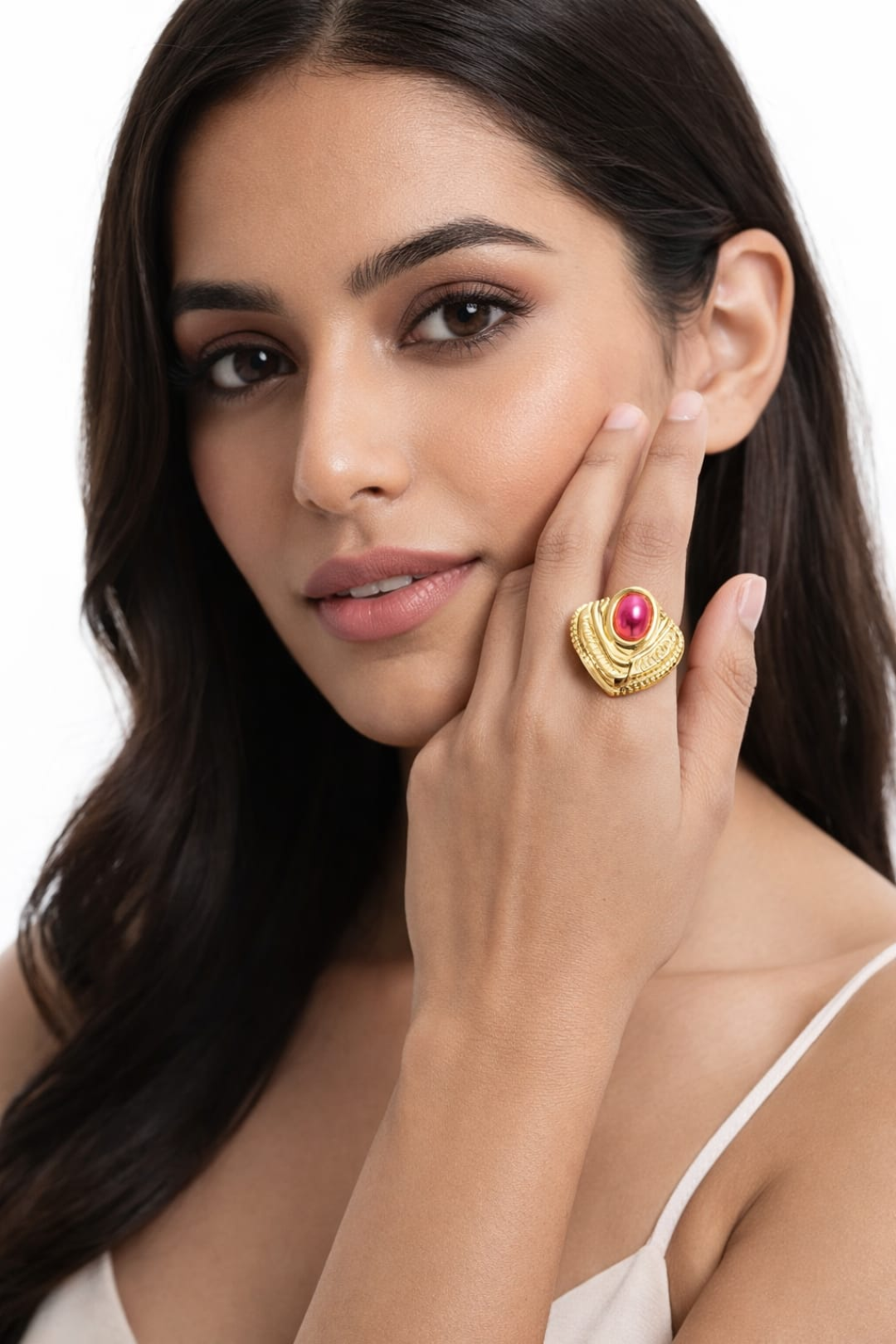 Royal Gem Layered Statement Ring