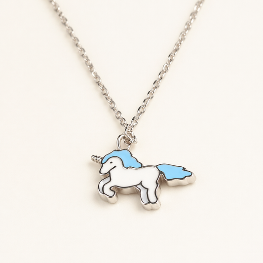 Cute Unicorn Charm Necklace