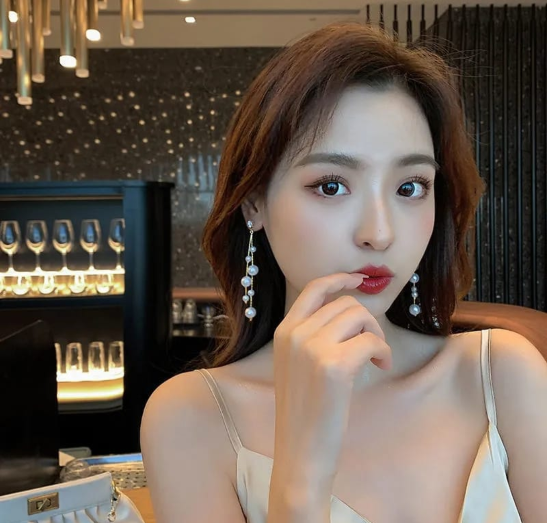 Luxe Pearl Cascade Chain Earrings