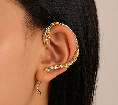 Snake Ear Cuff – Bold Statement Piece