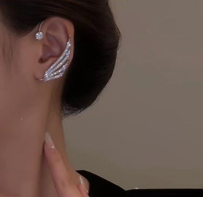 Crystal Wing Ear Cuff Earring