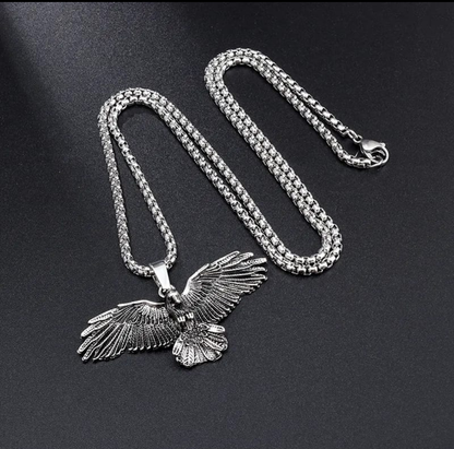 Vintage Eagle Statement Necklace