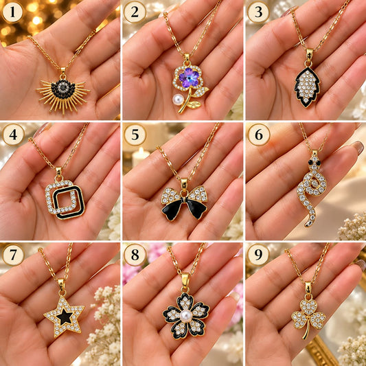 9-Piece Pendant Necklace Set